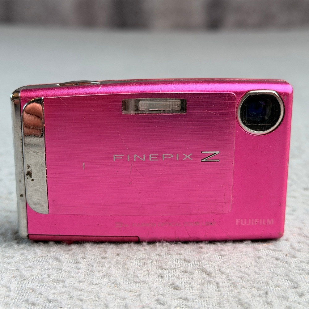 Fujifilm FinePix Z10fd Digital Camera Pink 7.2MP 3x Optical Zoom Untested